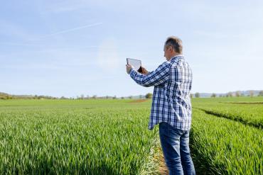 Landwirte sind online-affin